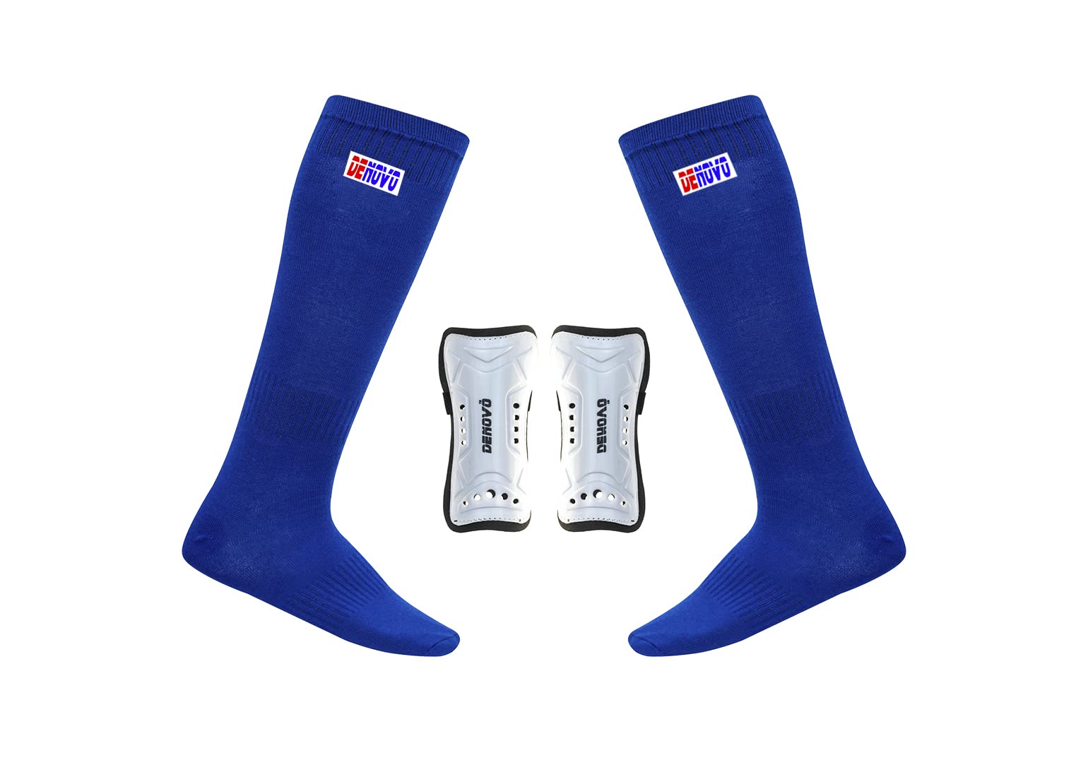 DeNovo New Shin Guard and Lycra Socks Football & Hockey Kit (B077ZVZZ2K) Amazon Price History, Amazon Price Tracker
