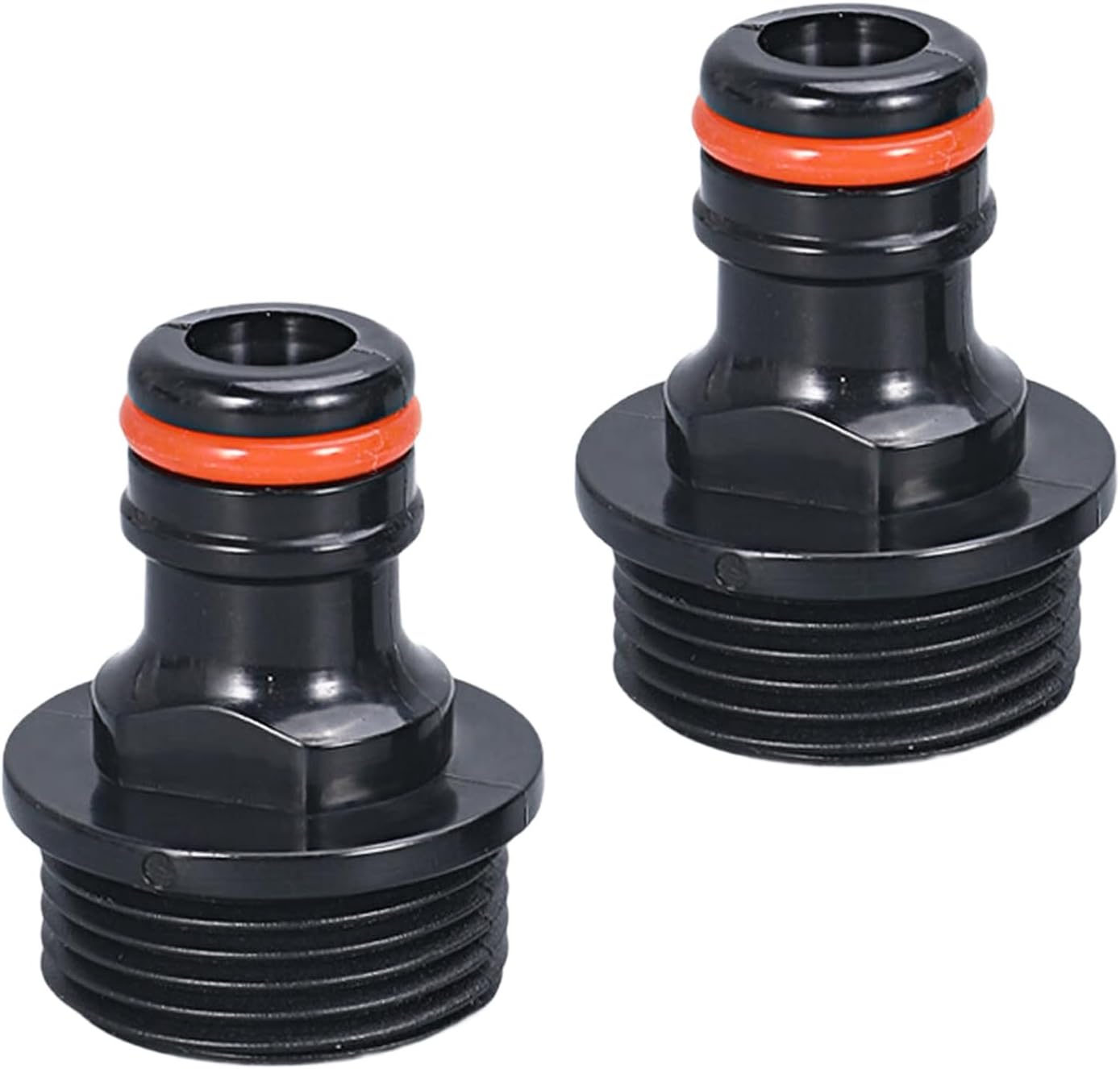 Pack of 2 Garden Hose Accessories 1/2inch 3/4inch Quick Connecting Water Fittings Sprays Nozzle Faucet Connectors Garden Repair Connector