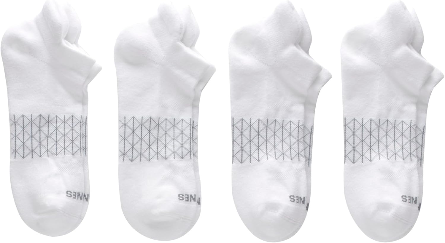 Hanes Men's Absolute Active Cushioned Heel Shield Moisture Wicking Socks (4-Pack) - Image 2
