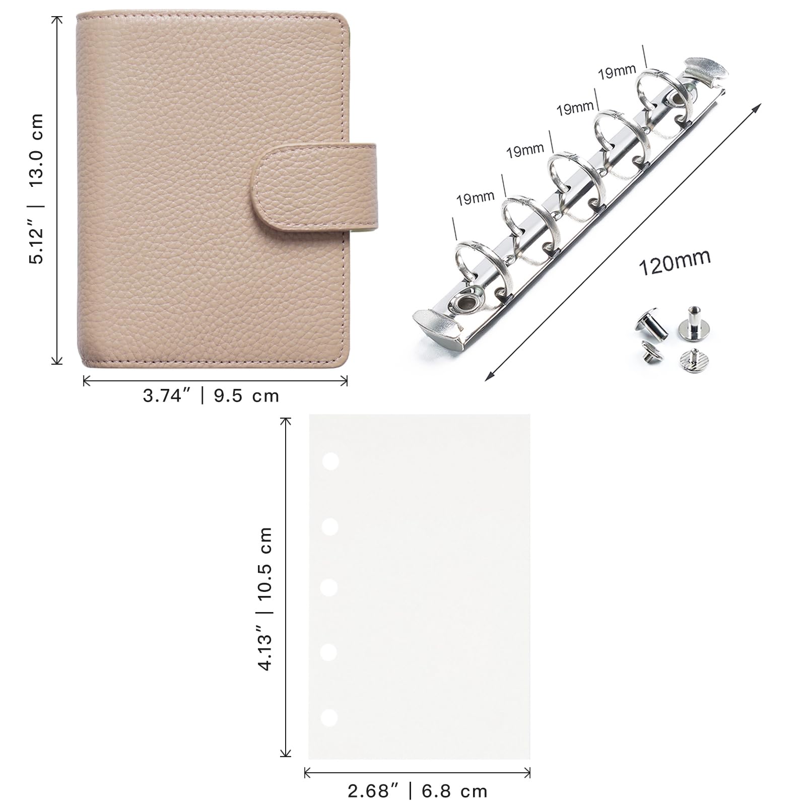 Amazon.co.jp: Moterm A8 レギュラーリングプランナー - 本革