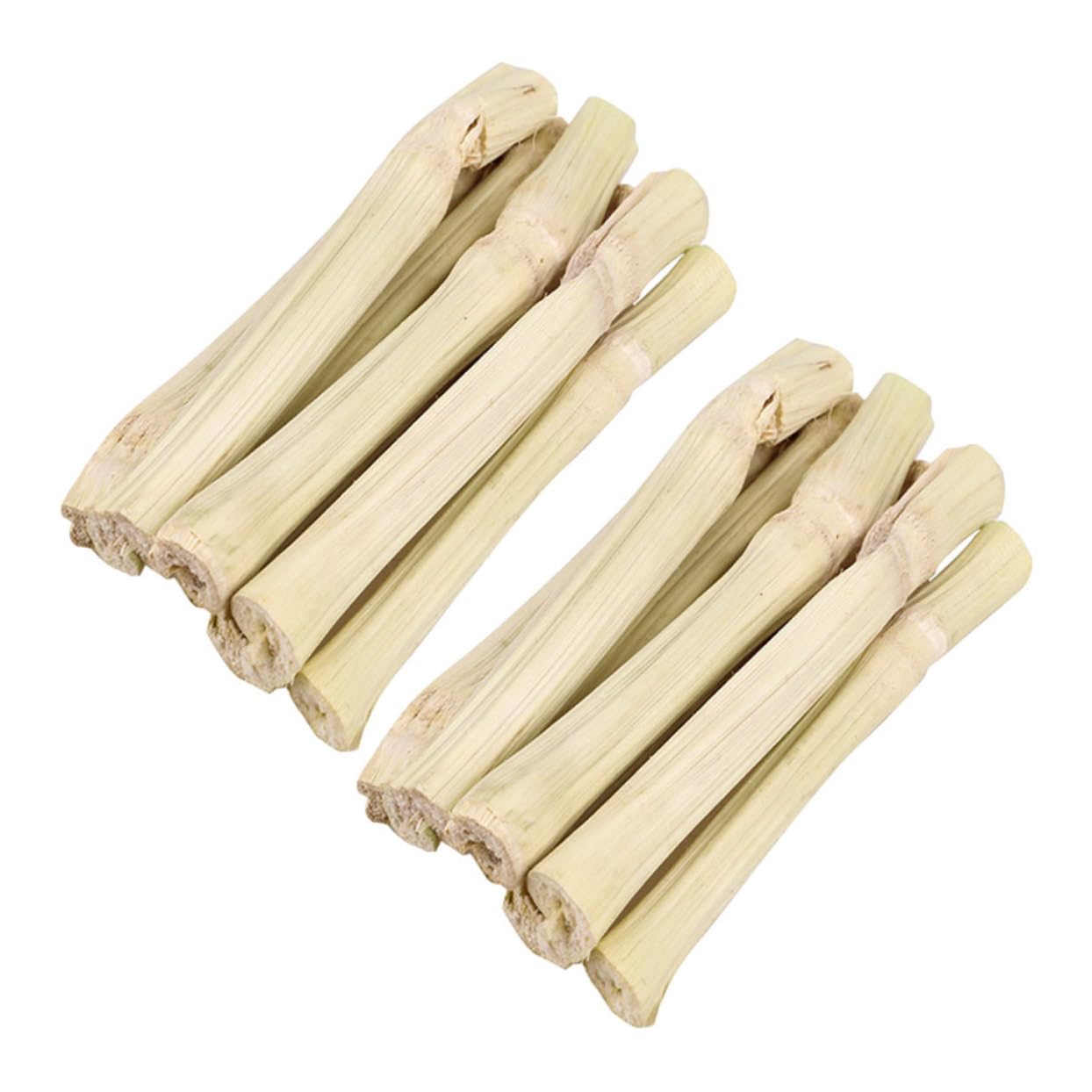 TOYANDONA Varillas de Bambú para Roedores Juguetes Naturales para Morder Conejos Chinchillas Hámsteres y Pequeñas Mascotas Snacks Artesanales para Cuidado Dental