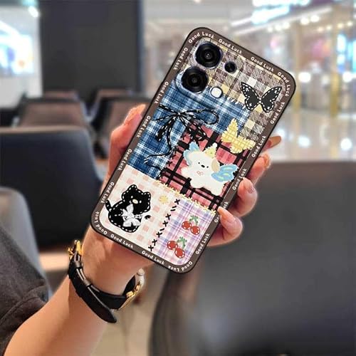 Phone Case Compatible with OPPO A6 Pro Global/4G/5G/F13 Pro, Soft case Graffiti Phone Pouch TPU Design Waterproof Back Cover Cut