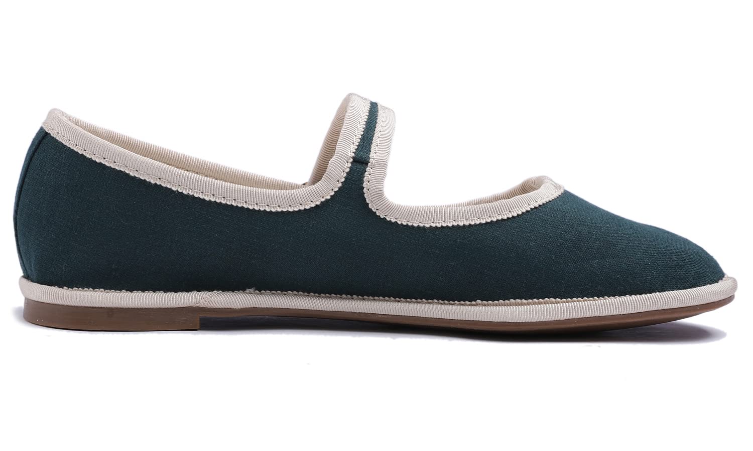 Feversole Women's Soft Breathable Mary Jane ，Mujer Zapatillas Merceditas De Lona Mary Jane