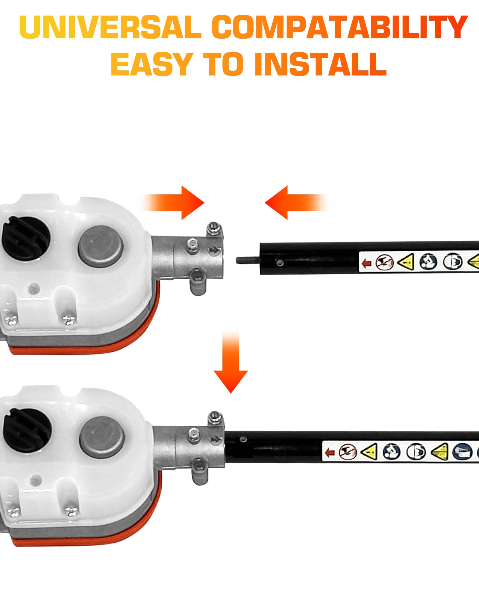Expand-It - Accesorio universal para sierra de poste de 10 pulgadas | para más marcas de cabezales de potencia