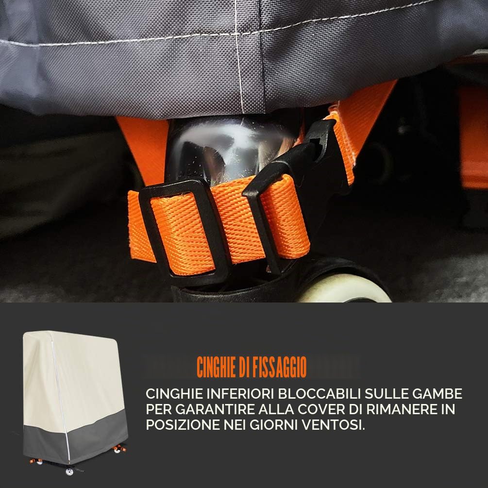 Tavolo Ping Pong Copertura, Copri Tavolo Ping Pong Tavolo da Ping Pong Copertura Impermeabile Interno Copertura per Tavolo da Ping Pong （165 x 71 x 175 cm ）