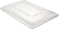 Vista 8 de Rubbermaid Commercial Products Recipiente grande de almacenamiento de alimentos poco profundo, 5 galones, transparente