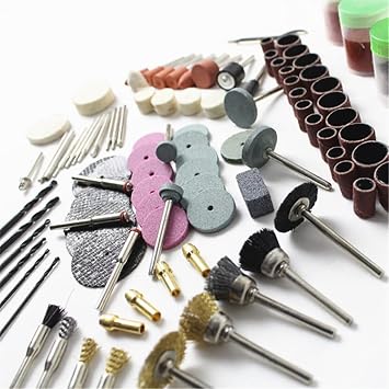 Rotary Tool Accessories Kit, 147 Pcs Power Rotary Tool Bits, Multi-use Universal Attachment for DIY Woodworking, Arts and Crafts, Home Decor
