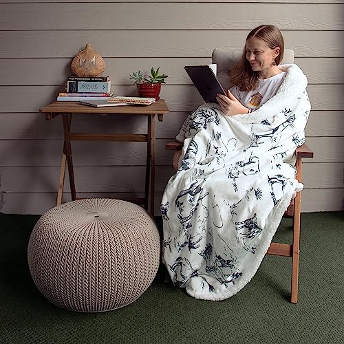 Image of Paseo Road Indigo Hill by HiEnd Accents Ranch Life 54x68 Throw Blanket