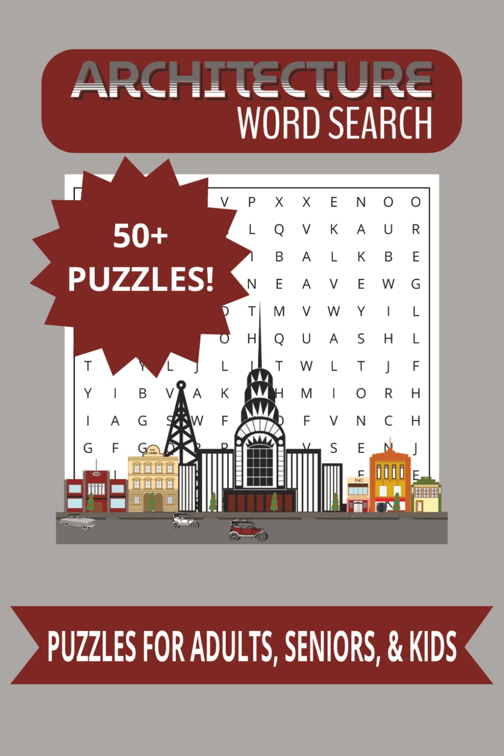 Architecture Word Search Puzzle Book: Word Searches with Easy to Read Print about Architecture Terminology, Architect Tools, Architectural Design and ... … Gifts for Vacations, Holidays and Free Time