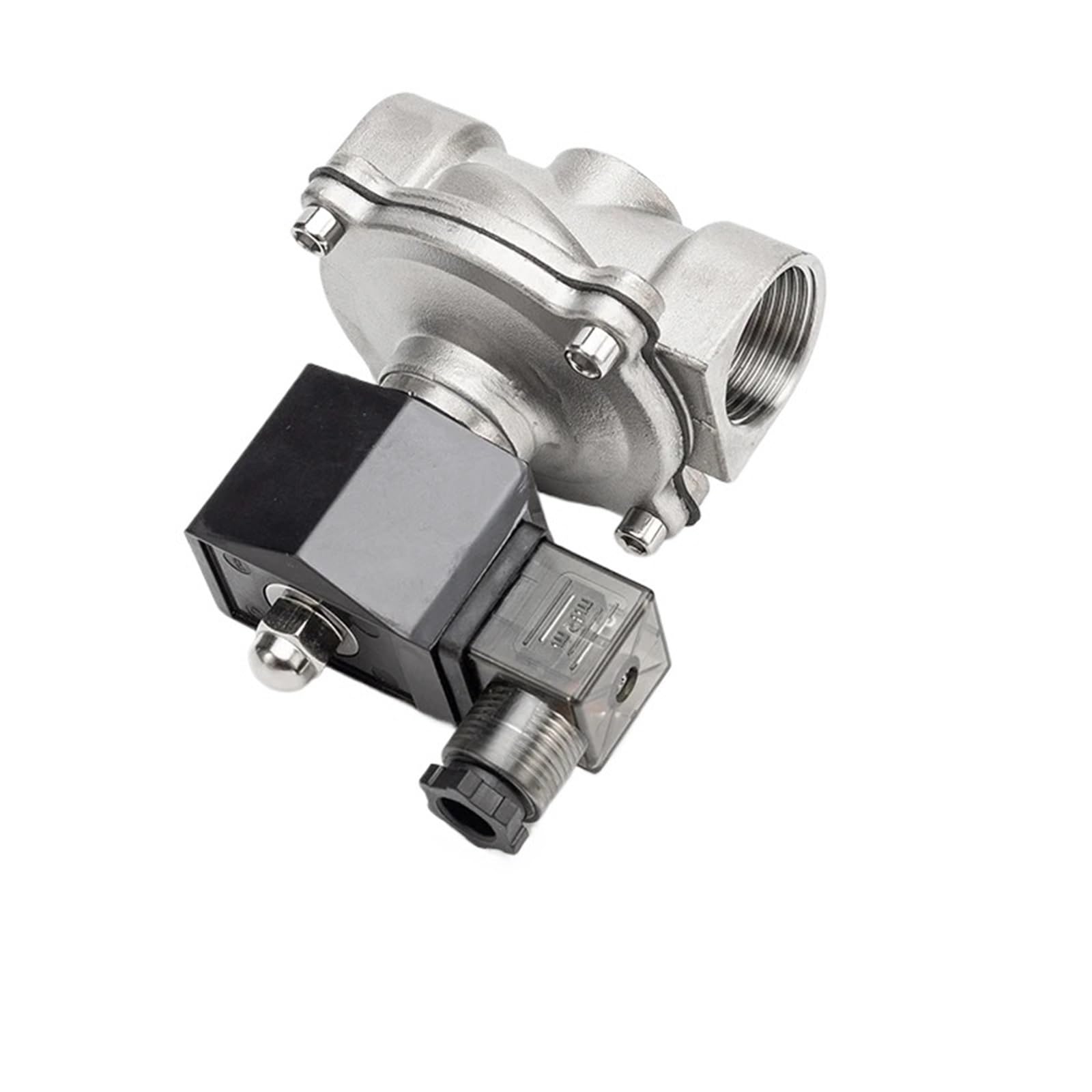 Électrovanne inox 304 DN40 220V 2W étanche IP65 normalement fermée