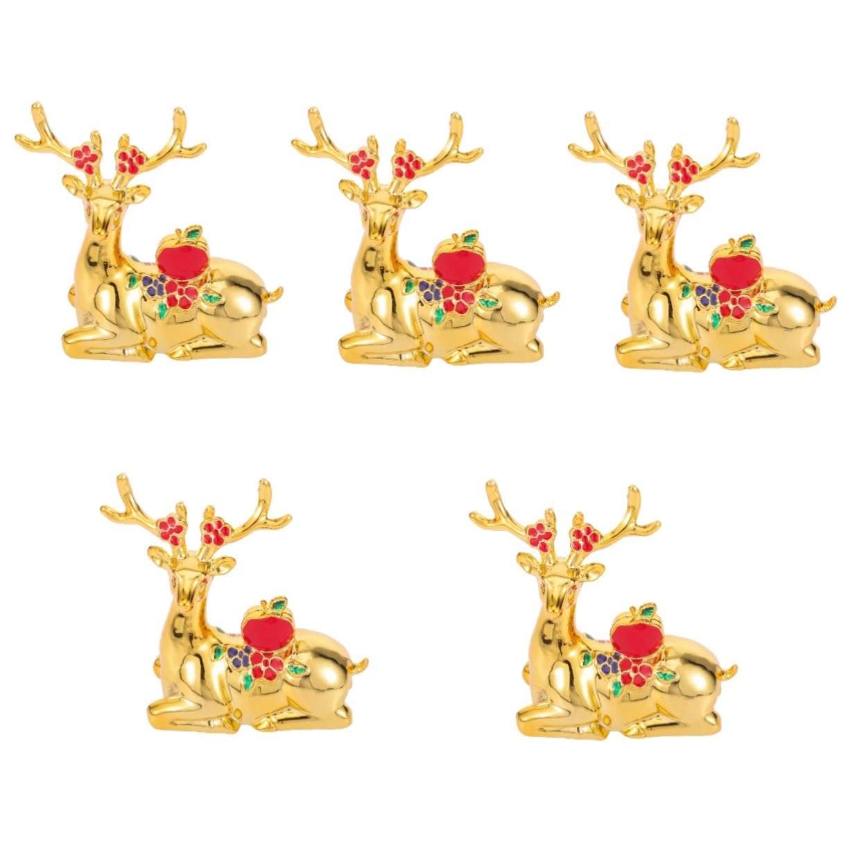 Figurine de zinc de cerf décoratif de haute précision pour intérieur raffiné