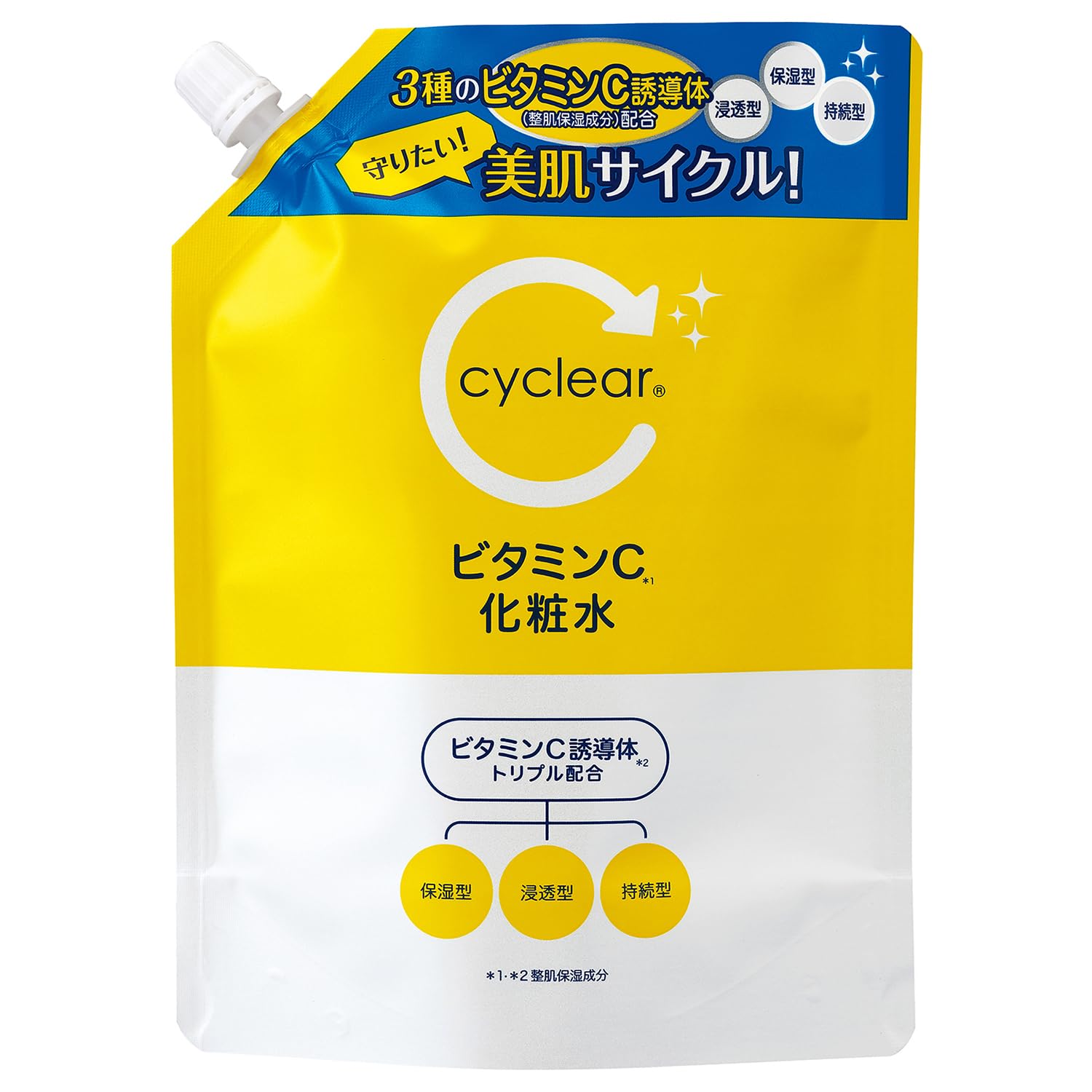 Amazon | cyclear(サイクリア) ビタミンC 化粧水 詰替 500ml | 熊野