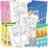 Dental Kids 24‑Pack 5″ × 7″ Mini Dental Coloring & Activity Books – 6 Pages Small Teeth Color Booklets | Classroom & Dental Party Favors, Birthday Goody Bag Gifts, Kids 3+