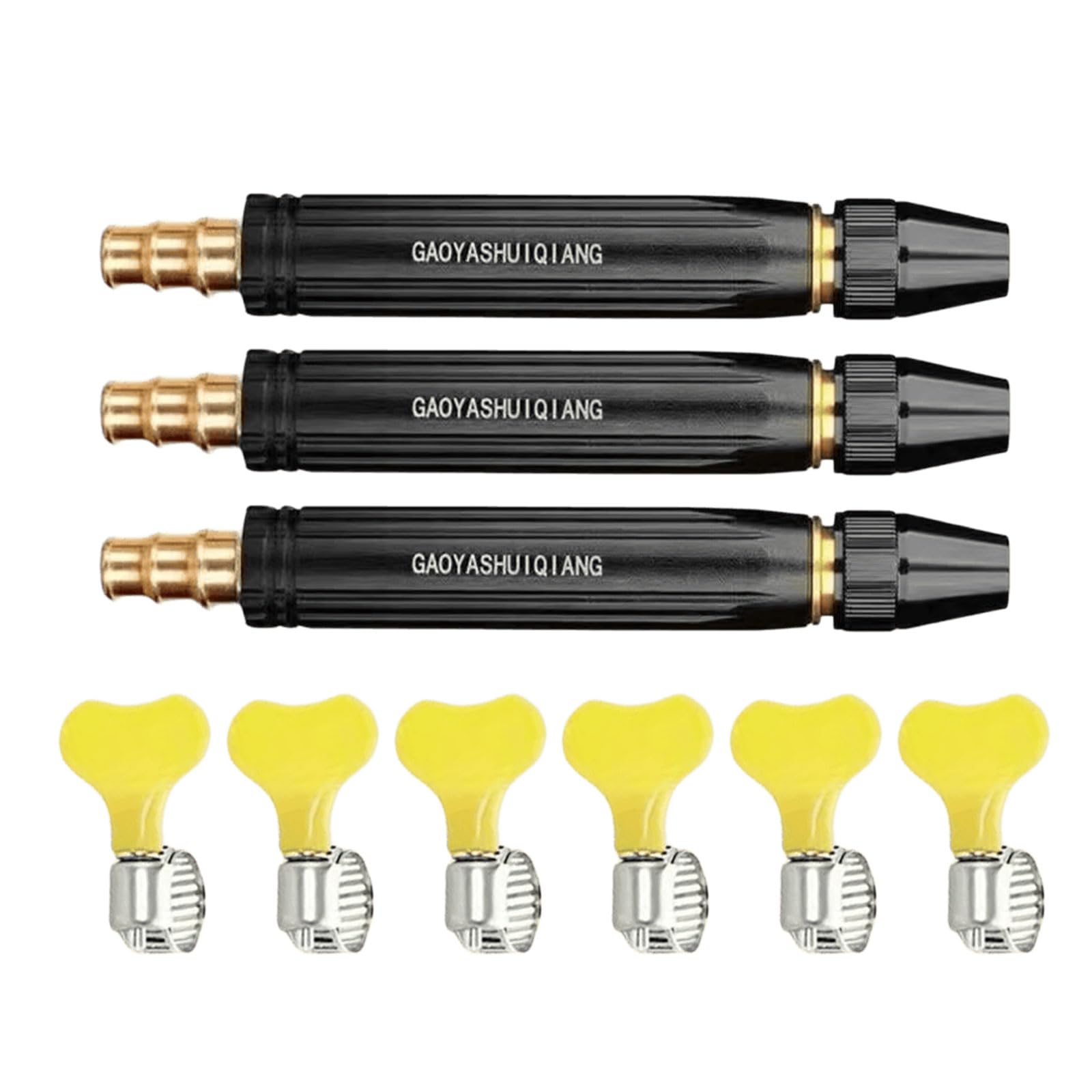 Strong Water Handle Nozzle Ergonomic Hose Nozzle Quick Connection Designed for High Pressure Cleaning & Watering Stress Hose
