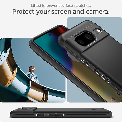 Miniatura 6 de Spigen Ajuste delgado diseñado para Pixel 8 Case (2023) - Negro