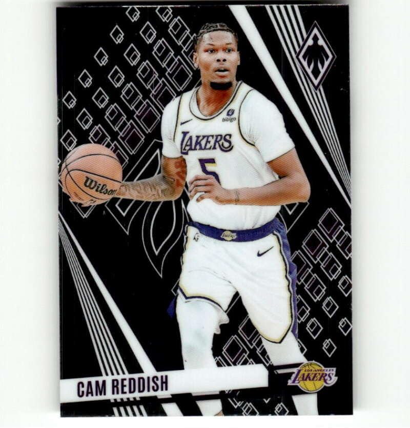 Cartas coleccionables de la base de baloncesto Panini Phoenix #163 Cam Reddish Los Angeles Lakers NBA 2023-24