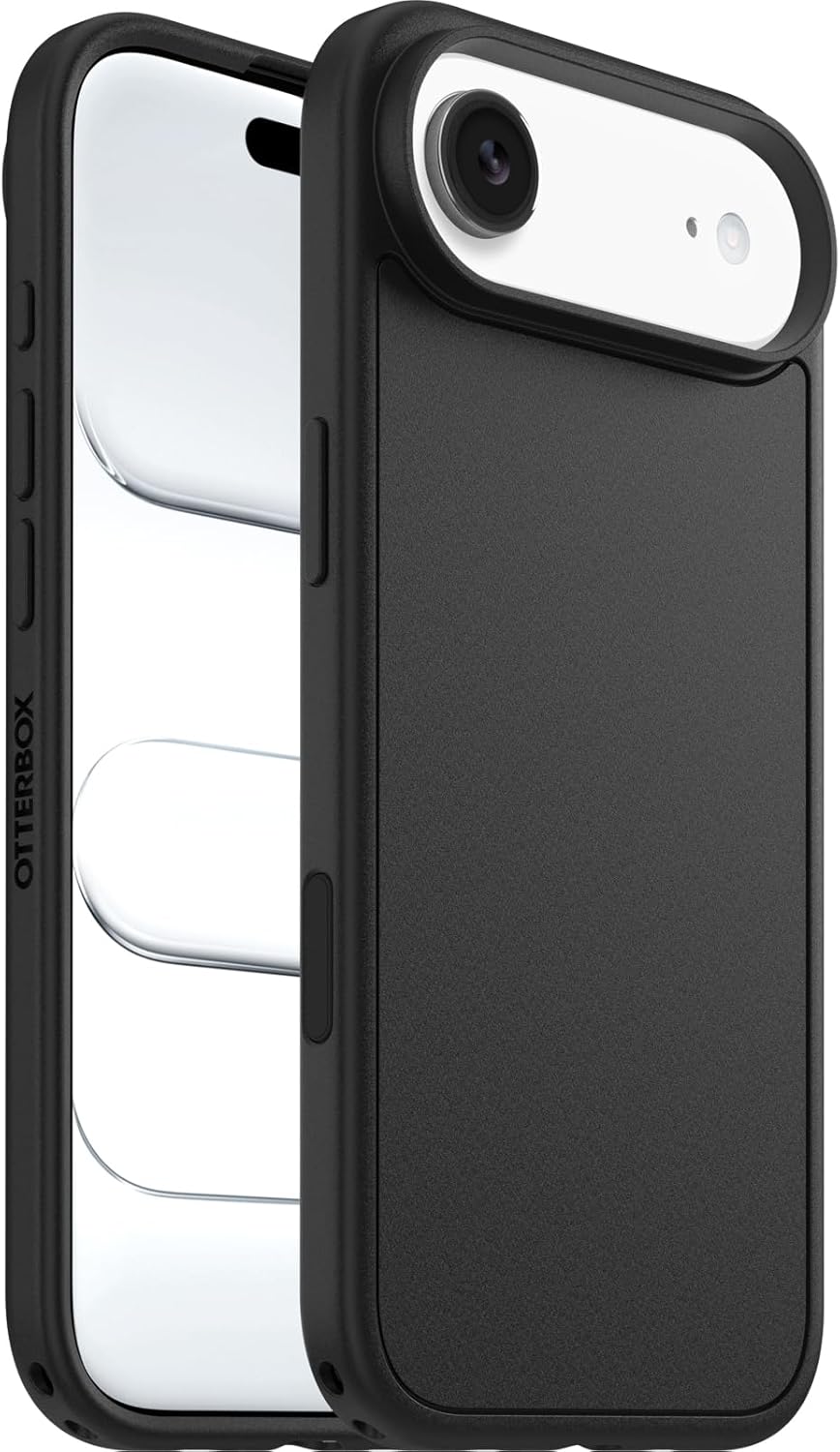 OtterBox Symmetry Series MagSafe cover per iPhone Air, resistente a shock e cadute fino; sottile, testata 3x norme MIL-STD 810G, Nero
