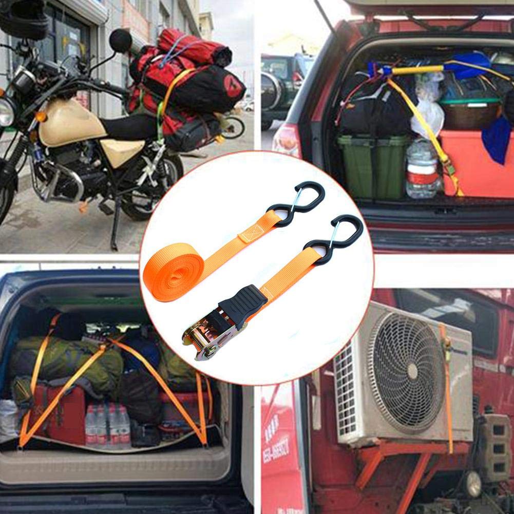 Riemen hinunterbinden 5M Schnalle Tie-Down-Gürtel-Frachtriemen für Auto Motorrad Fahrrad mit Metallschnalle Schleppseil starker Ratschengürtel für Gepäcktasche (Color : Blue)