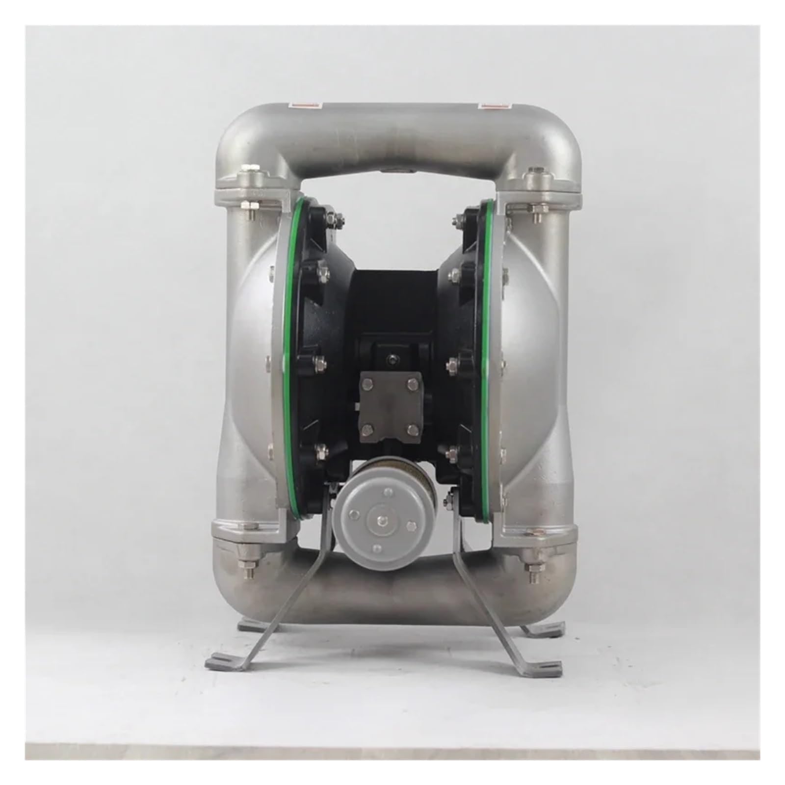 Industrielle pneumatische Doppelmembranpumpe aus Edelstahl, luftbetriebene Wassermembranpumpen