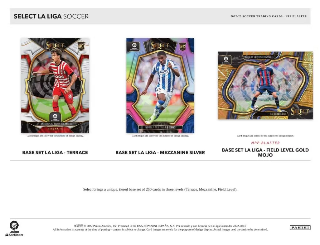 Amazon.co.jp: 2022/23 Panini Select La Liga サッカー 6パック