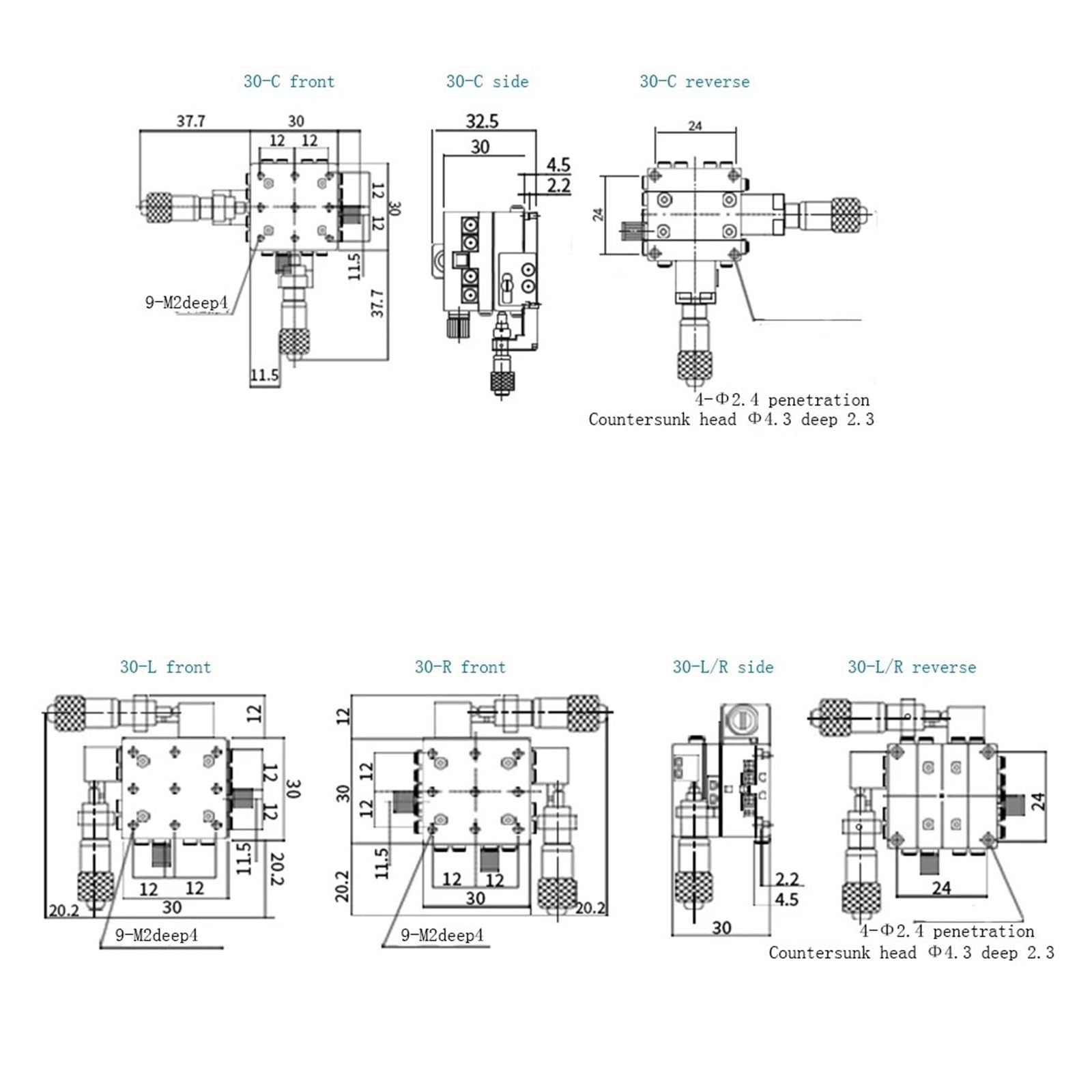 XY Achse LY50 50x50mm Manuelle Verschiebung Plattform Schiebe Tisch Kreuz schiene Guide XY50-R XY50-L(LY50-R XY Axis)