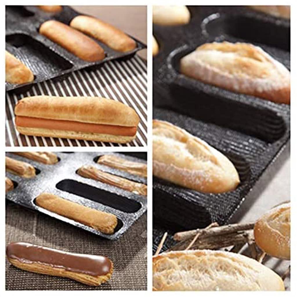 Bread Baking Tray Silicone French Bread Baking Tray Nonstick Bread Baking Pan For Breadstick French Bread Delicious Make
