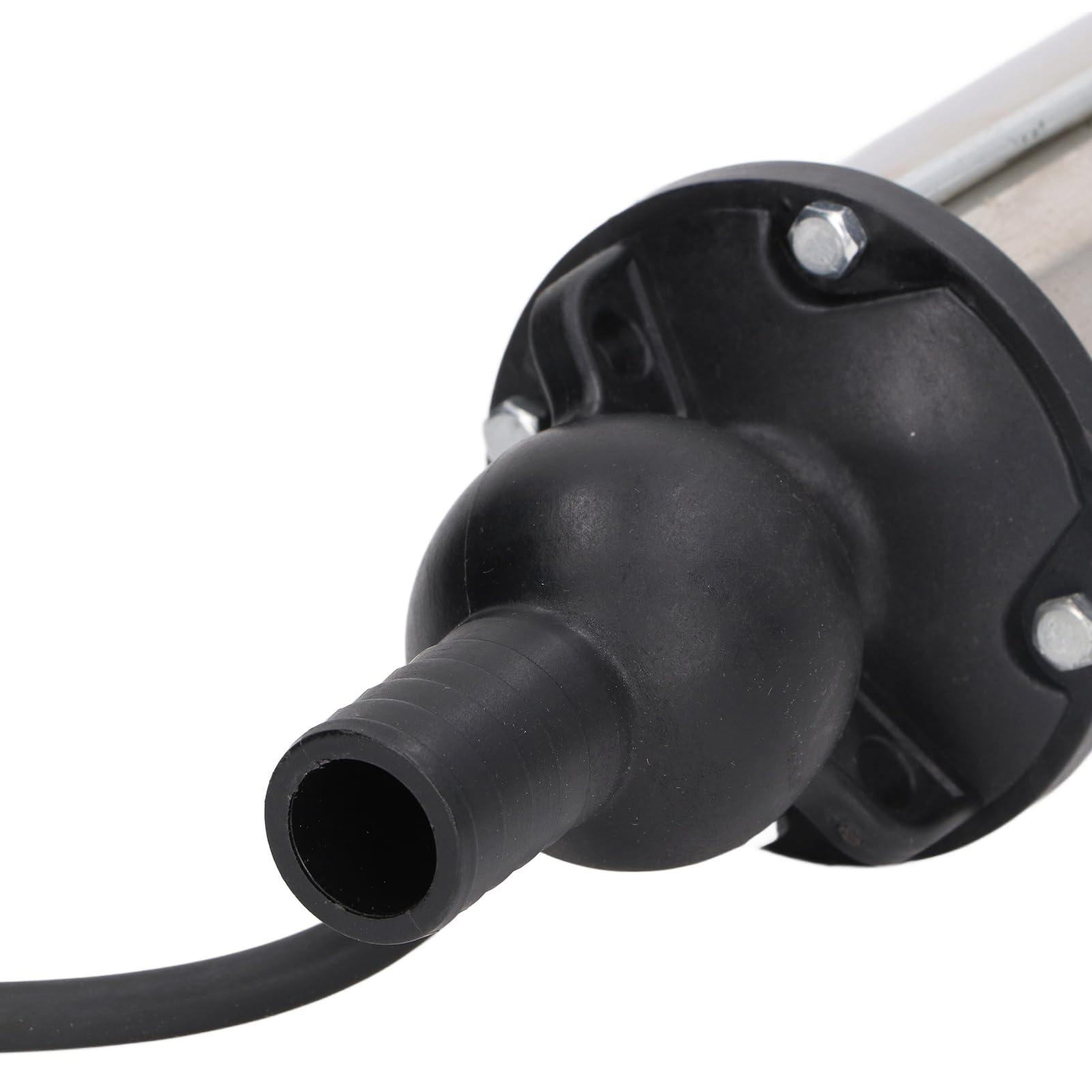 FTVOGUE Bomba de Pozo Profundo CC Bomba de Agua Solar de 24 V 300 W con Motor de Cobre Cuerpo de Acero Inoxidable Flujo de 4 M³ H Elevación de 15 M Salida de 1 Pulgada para Hogares Granjas Vehículos