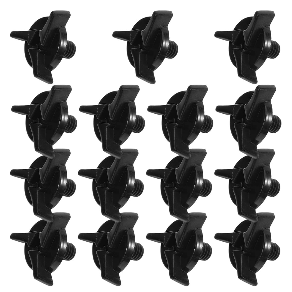 Accesorios para casco de motocicleta con 15 tornillos de plástico 8