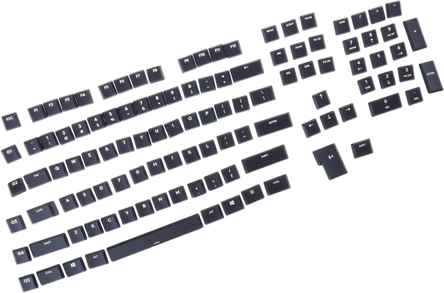 ABS Replacement Keycaps for G915/G913/G815/G813 TKL Gaming Keyboards Accessories Colorfast Construction Customizable Keycaps for Gaming