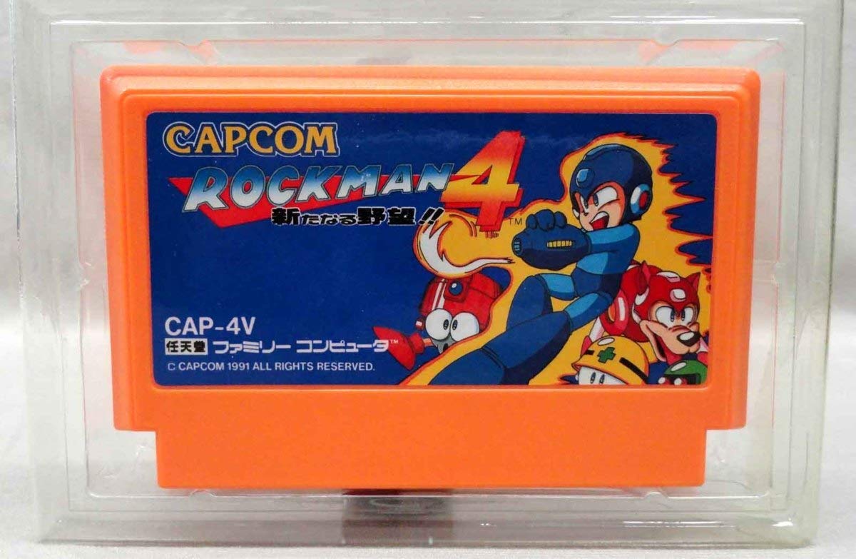 Amazon.co.jp: FC ロックマン4 新たなる野望 箱付 カプコン ファミコン 