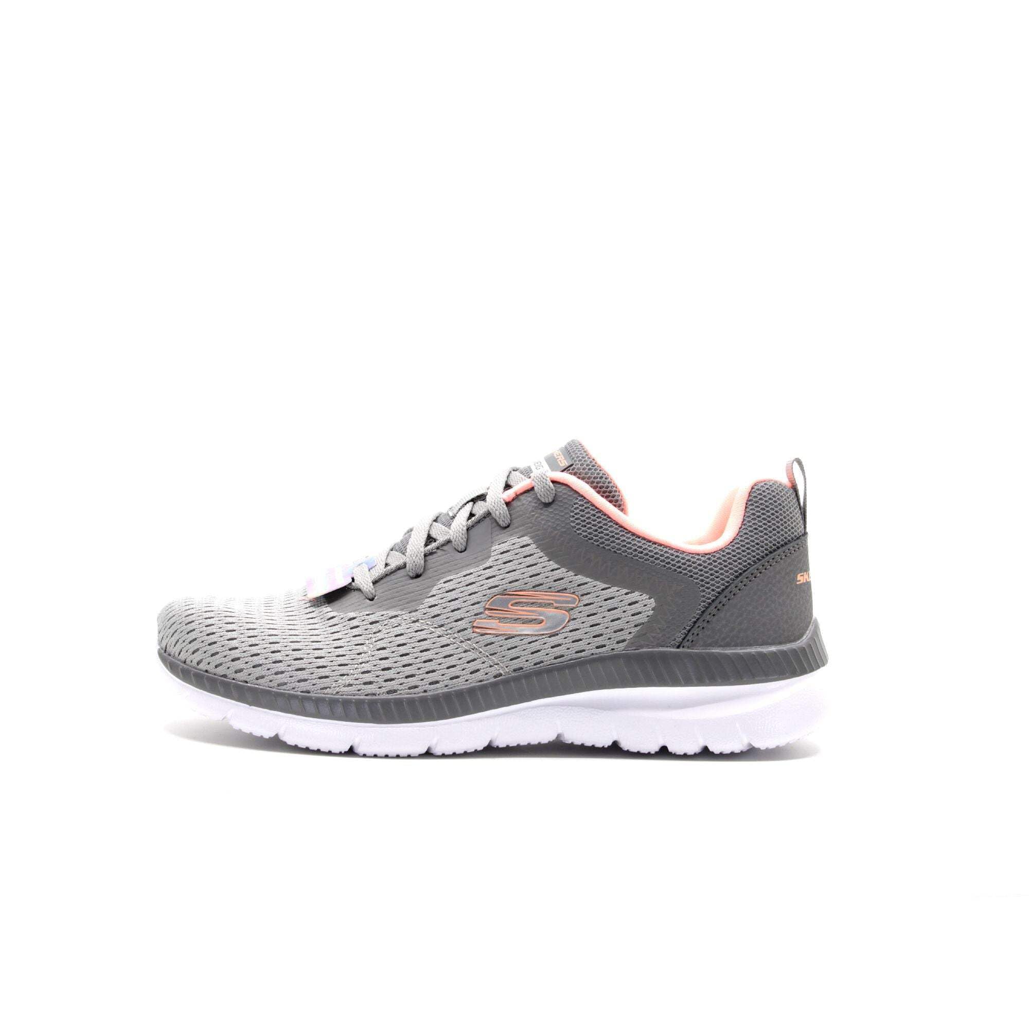 Skechers, Malla Gris Duraleather Coral TR, 38 EU