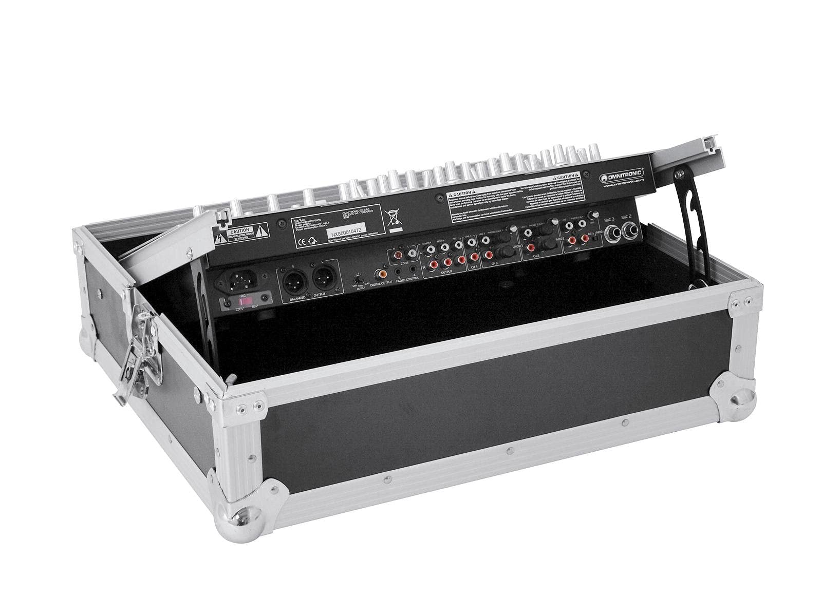ROADINGER Mixer-Case Profi MCV-19, variabel, sw 8HE | Flightcase für 483-mm-Geräte (19")