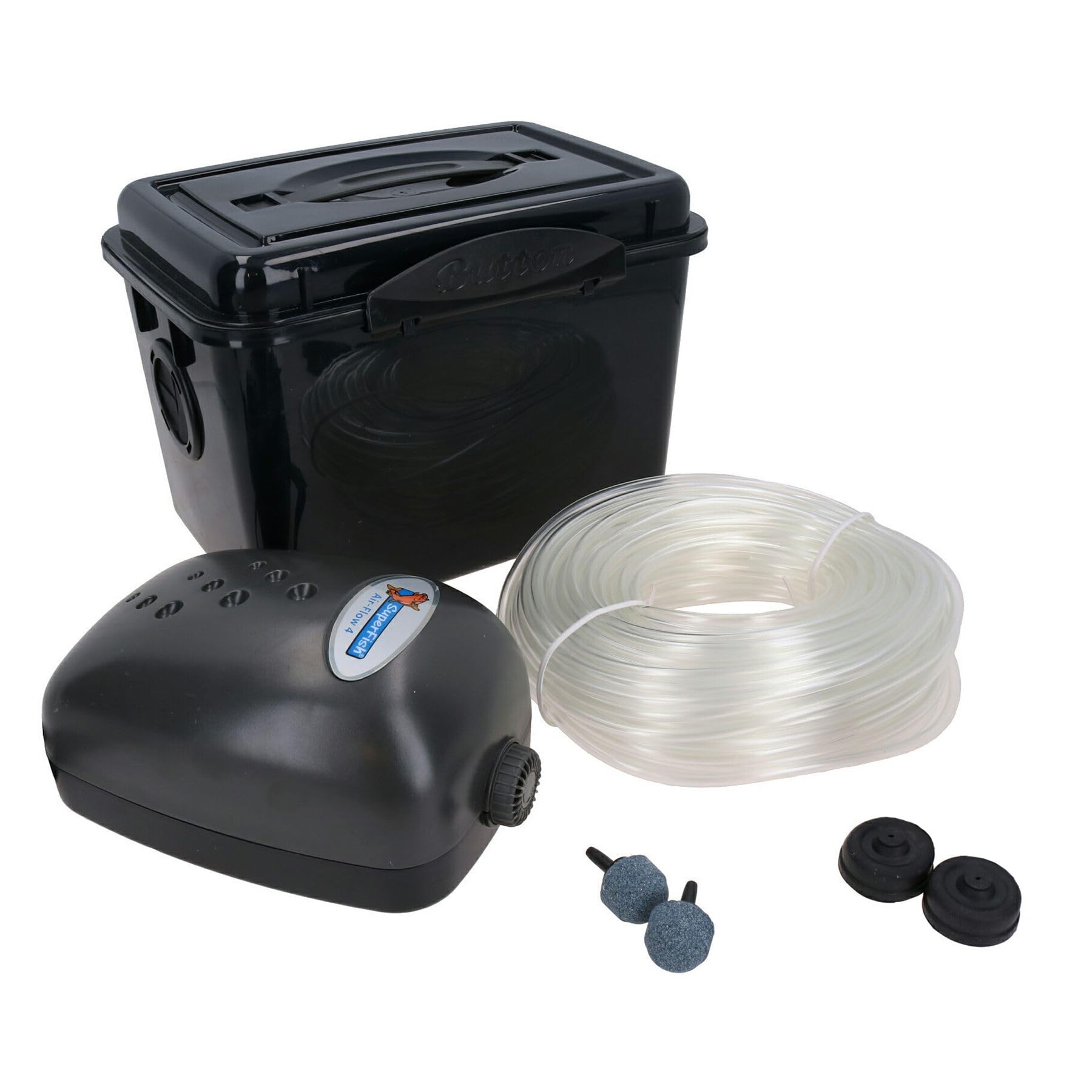 Bomba de aire para estanque de 240 l/h con protección contra salpicaduras AB Tools