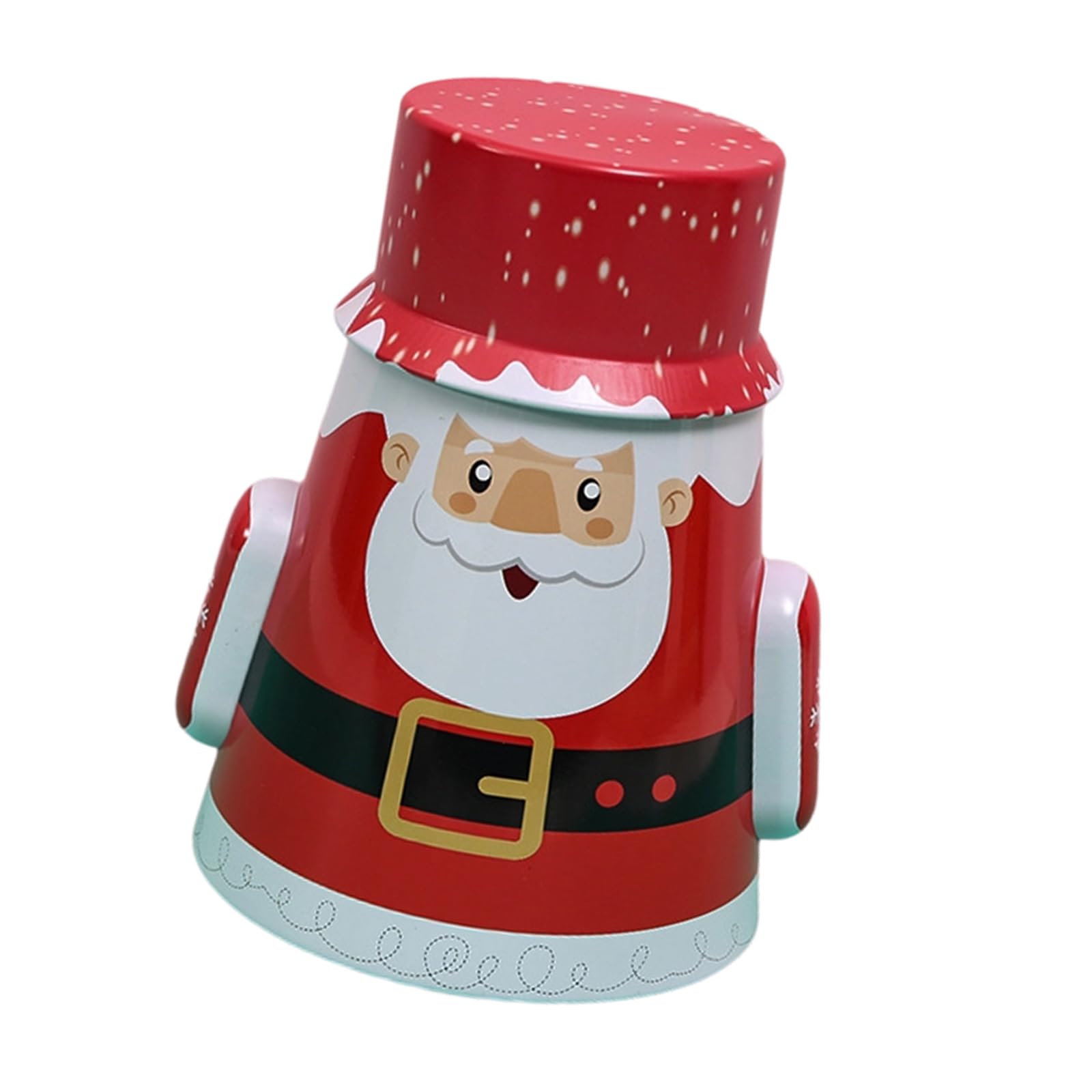 Kalttoy Christmas Cookie Tins with Lid for Gift Giving Holiday Treats Holidays Cookie Tin Metal Container Christmas Decoration Xmases Tins with Lid