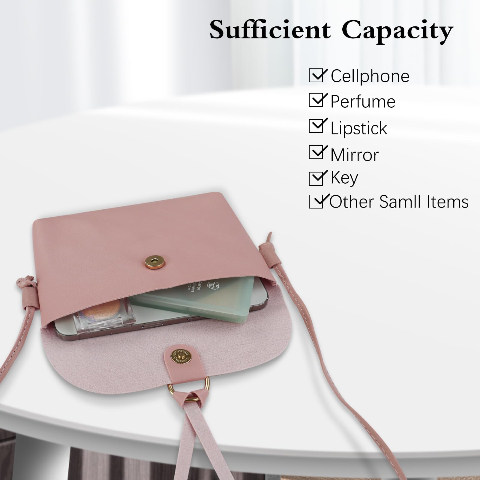 Damska torba na ramię, prosta torba crossbody, damska i torebka, skóra PU, mała torebka damska z regulowanymi paskami na ramię