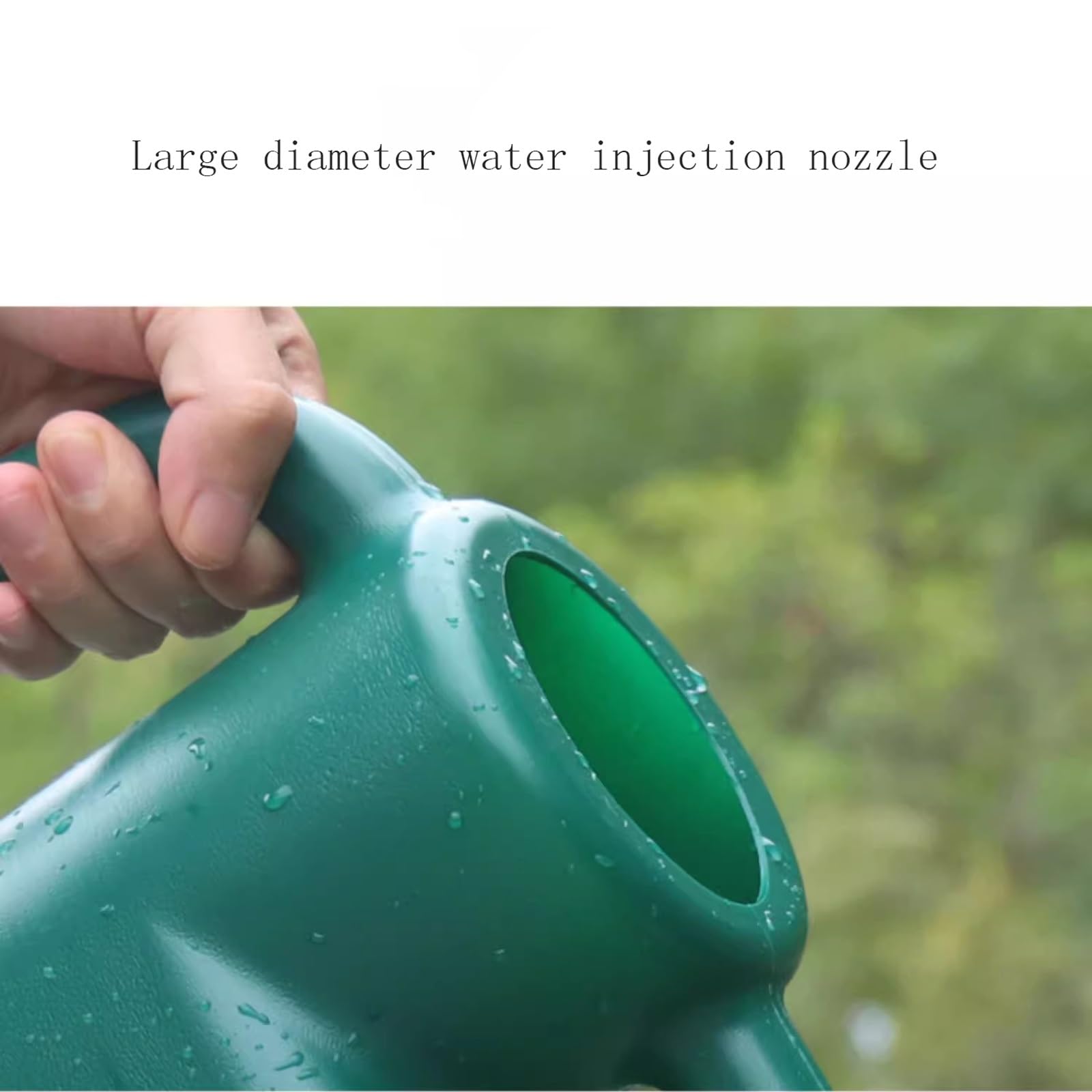 Arrosoir Arrosoir en plastique - intérieur et extérieur moderne avec poignées bec long for fleurs/plantes (Vert)(6L)