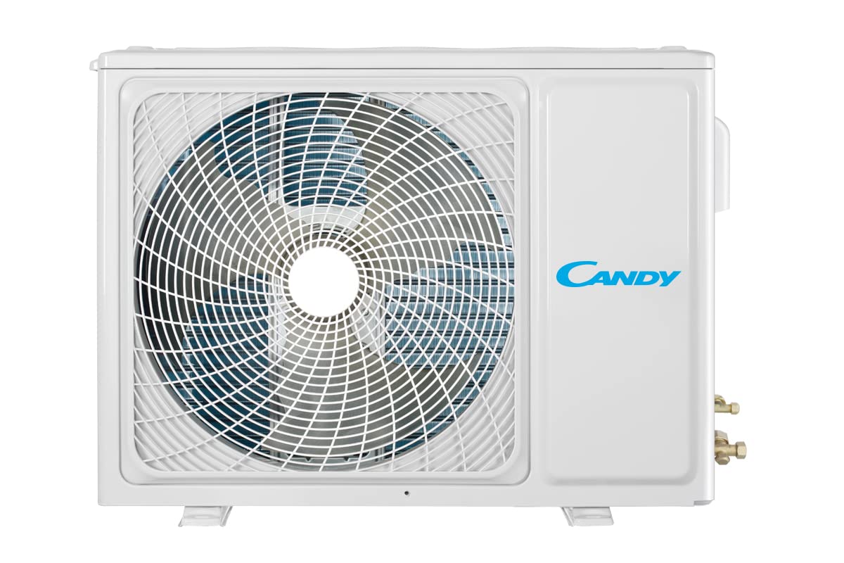 Candy, Condizionatore Smart Linea Pura, Climatizzatore Monosplit con Unità Esterna e Interna 12000 Btu, 20 dBA, con Pompa di Calore per Aria Calda, Self-Clean e Controllo da Remoto con App