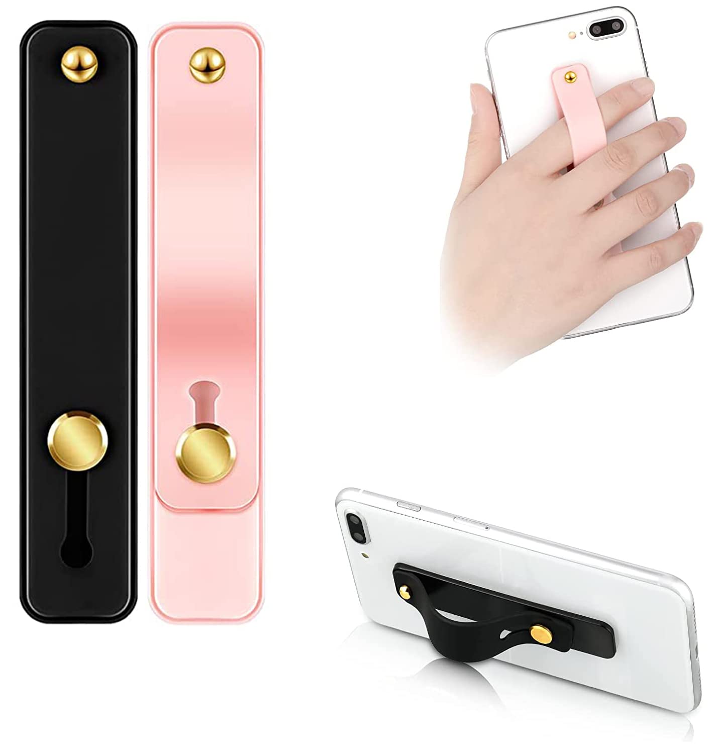 Mizi [2 Pieces] Universal Portable Silicone Kickstand Phone Grip Finger