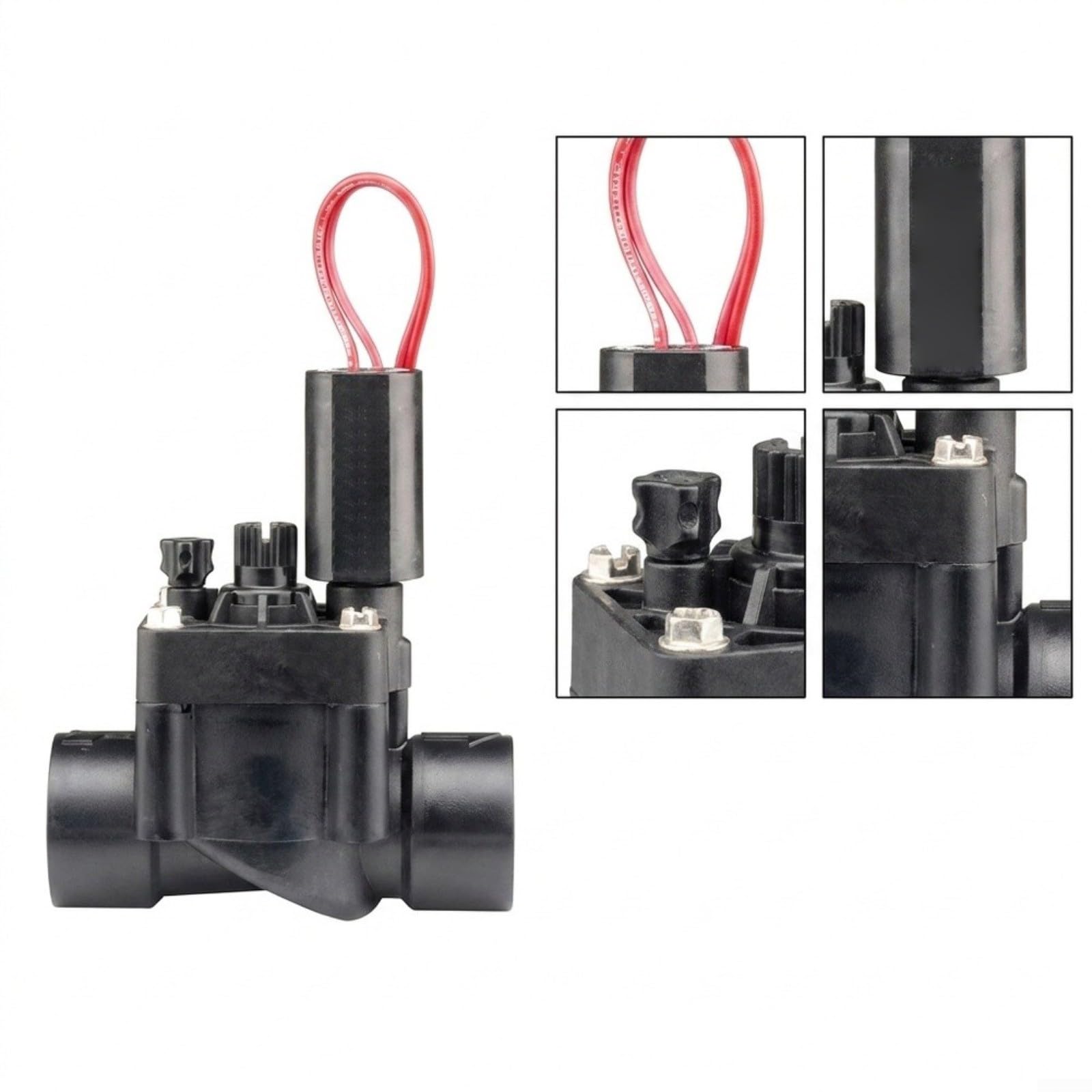 PGV101 - Electroválvula AC 24 V DN25 de 1 pulgada para riego de césped de jardín, válvula de riego automática con conexión roscada