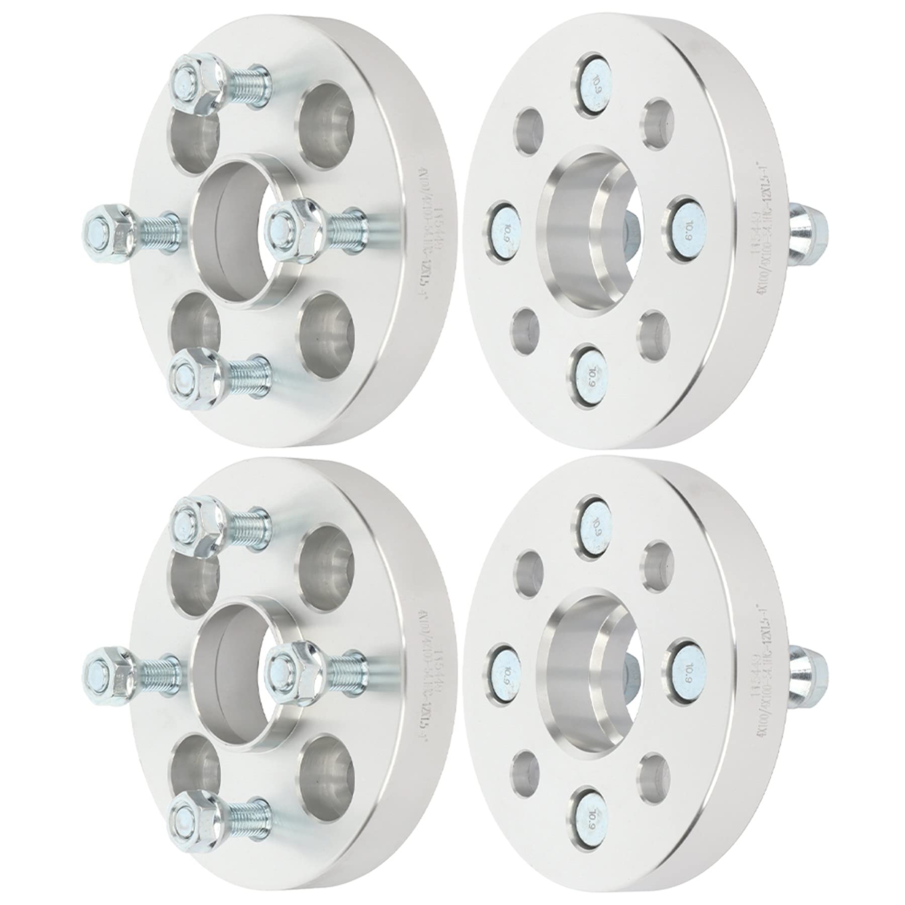 Buy ECCPP 4pcs 4x100 Hub Centric Wheel Spacers Adapters 4 lug 1 inch 4x100mm to 4x100mm 54.1mm