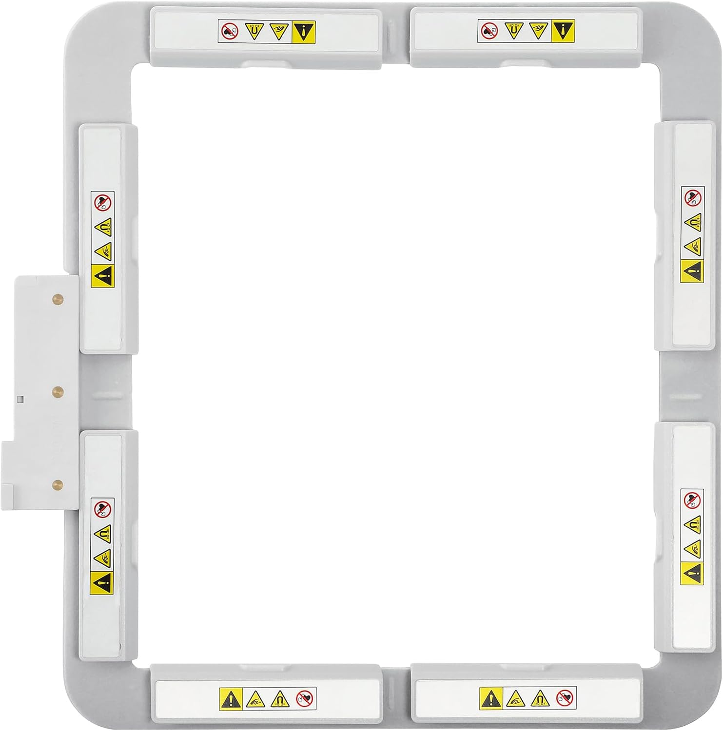 Sew Tech Magnetic Embroidery Hoop for Husqvarna Viking Designer Epic 2 Diamond Deluxe Royale Ruby Deluxe Brilliance 80 Topaz 50 20 Pfaff Creative Version Machine, 8"x8" Mighty Snap Magnet Frame