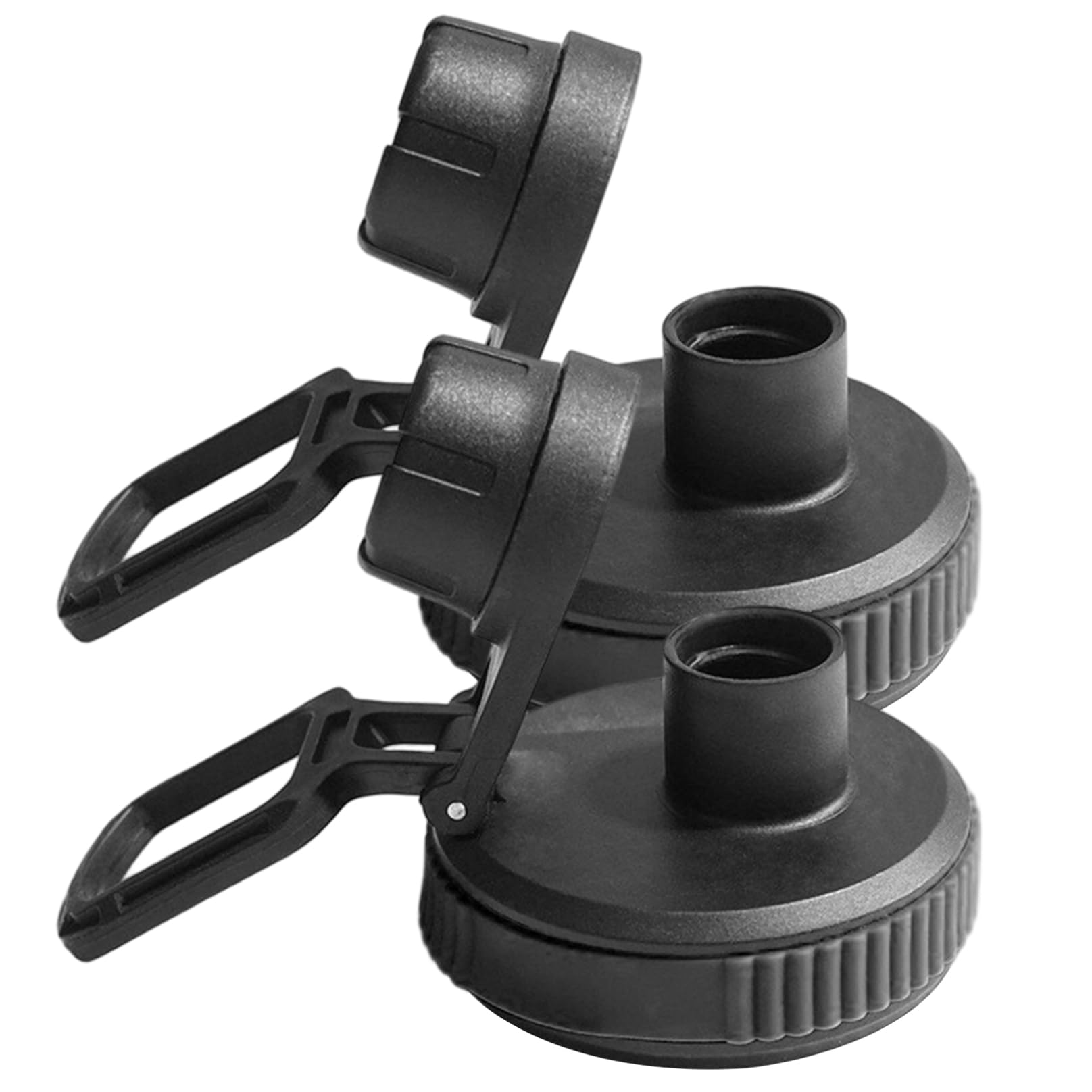 Pastoralist Water Bottle Lid, 2Pcs Water Bottle Lid Replacement, Leak-Proof with Handle, Glossy & Smooth Spout BPA Free Plastic Replacement Cap, Black