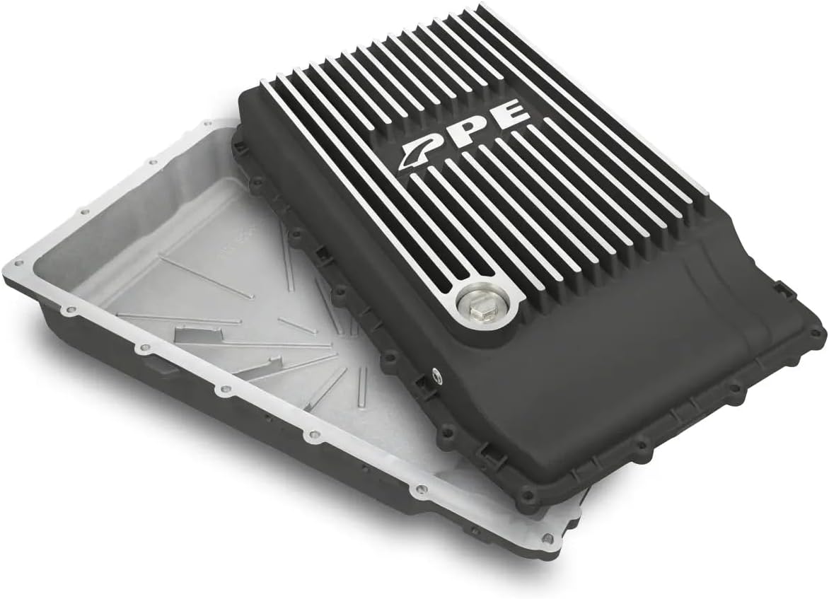 PPE Ford 10R80 Shallow Pan 2017-2022 Brushed Heavy-Duty Cast Aluminum Transmission Pan