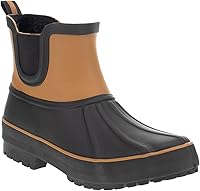 Chooka Women's Waterproof Duck Chelsea Lined Rain Boots - Stylish Ankle Rain Footwear with Cozy Memory Foam Insole