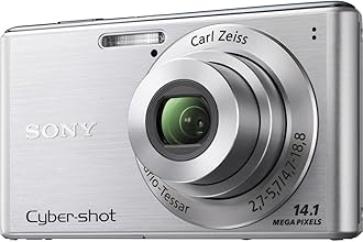 Sony Cyber-Shot DSC-W530 14.1 MP Digital Still Camera with Carl Zeiss Vario-Tessar 4x Wide-Angle Optical Zoom Lens and 2.7-inch LCD (Silver) (OLD MODEL)