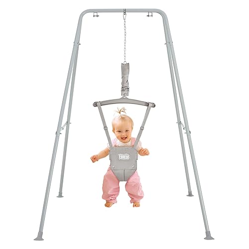 FUNLIO Jersey de bebé con soporte para 6 a 24 meses, para jugar en interiores y exteriores, con cadena ajustable, fácil de montar y almacenar (con