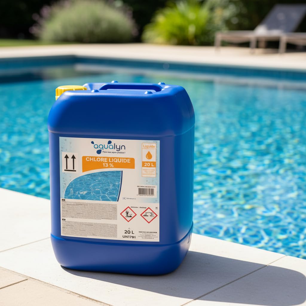 Chlore Liquide 13% 20 L Aqualyn Unité