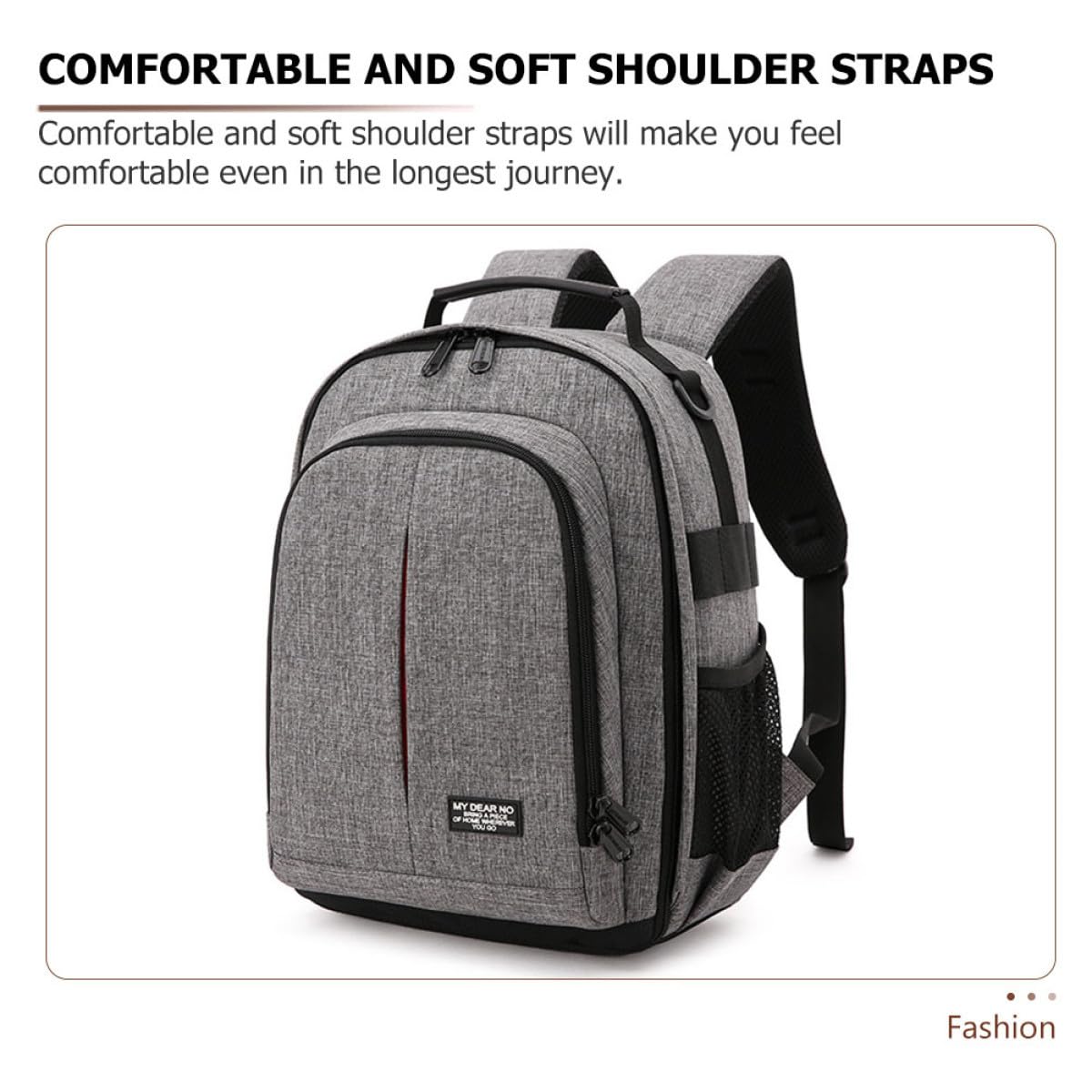 DOITOOL Zaino per Fotocamera Dslr Oxford, Spallacci Comodi, per Esterni e Viaggio, Custodia Pratica per Accessori Fotografici