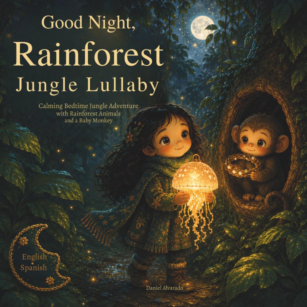 Good Night, Rainforest Jungle Lullaby: Calming Bedtime Jungle Adventure with Rainforest Animals and a Baby Monkey (Good Night, My World)