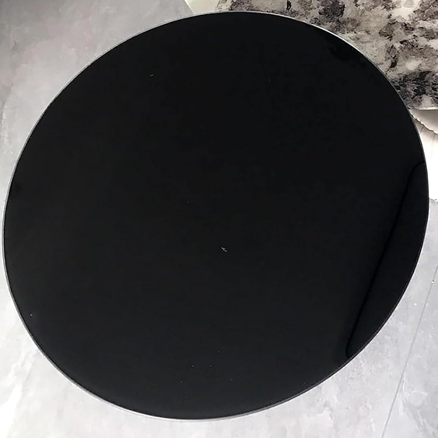 Round Tempered Glass Top,Premium Round Circular Plate Glass,1/2" Thick Glass,Polish Edge Radius Corners,for Coffee Table, Home,Glass Table Top(58CM (23IN))